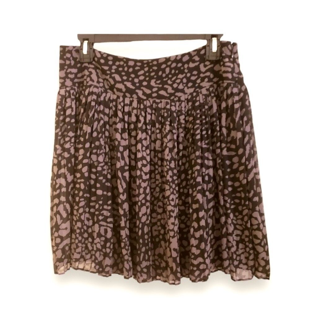 loft pleated a-line skirt, lined, size 6​